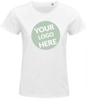 Preview: Damen T-Shirt Weiß von BC oder eigene Label